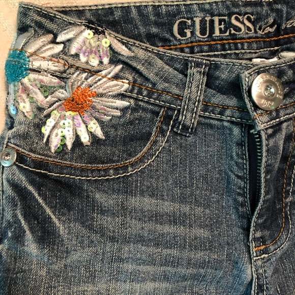 Guess Other - Guess Flower 🌸 Flair Jeans